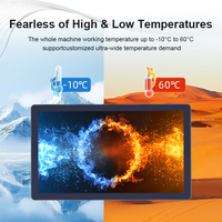 Computadora Industrial de Alto Rendimiento de 13.3 Pulgadas, Resistente al Agua, con SSD de 128 GB, DDR3, Pantalla Táctil, Todo en Uno