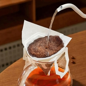 Bolsa de Café Ecológica, Portátil y Desechable en Forma de <span class=keywords><strong>Cono</strong></span> con Asas <span class=keywords><strong>para</strong></span> Colgar, <span class=keywords><strong>para</strong></span> Preparación Manual - Product Image 2