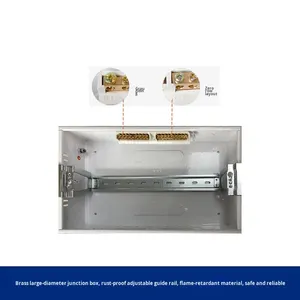 Boîte de distribution de courant forte intensité Eotai ETA30, luxe, pour usage domestique, 20 circuits, multi-circuits, 400V, IP40 - Product Image 3