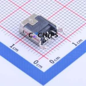 U-M-M5DD-W-3 USB Connector Through hole Component (THT) Connector Mini-B USB 2.0 Female Through Hole - Product Image 2