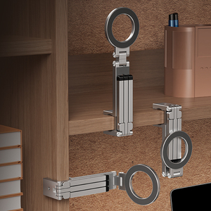 מעמד חצובה מתקפל מתכוונן אוניברסלי עם סיבוב 360 מעלות, מחזיק טלפון נייד עם מגנט חזק יותר לאייפון 15 פרו מקס - Product Image 4