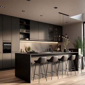 Cocina Moderna Abierta con Diseño de Isla, Mueble de Cocina Completo - Product Image 5