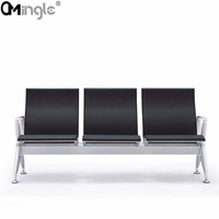 Chaise rangée d'aéroport en mousse Pu Muti-Color 2 places Bancs d'attente d'hôpital public de gare routière à vendre