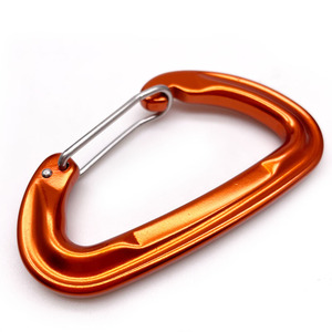 BT-A501 thiết kế mới an toàn 24KN khóa Clasp oxy hóa tùy chỉnh Clip Móc leo núi Carabiners d-hình dạng nhôm D hình dạng dây cổng Cara - Product Image 4