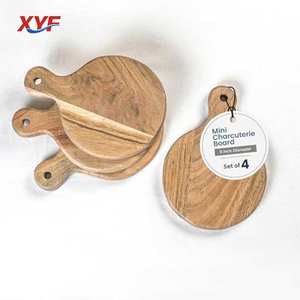 Juego de Tablas de Queso de Bambú en Miniatura con Forma Personalizada, con Cuchillos, para Bodas, Fiestas, San Valentín y Otras Ocasiones - Product Image 3