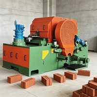 Máquina Trituradora de Doble Rodillo Fino, Equipo de Molienda Superfina de Materia Prima de Arcilla para Fábrica de Ladrillos Rojos