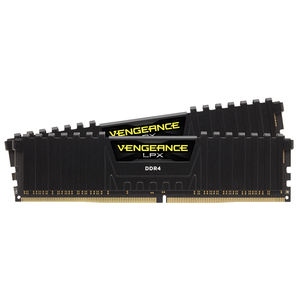 Kit de mémoire RAM <span class=keywords><strong>VENGEANCE</strong></span> LPX 16 Go (2 x 8 Go) <span class=keywords><strong>DDR4</strong></span> DRAM 2400 MHz 2666 MHz 3000 MHz 3200 MHz 3600 MHz - Noir - Product Image 1