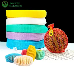 Vegetable Protect Netting Colorful Fruit Foam Cover Sleeve Packing Net