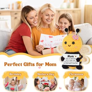 Regalos <span class=keywords><strong>de</strong></span> Abejas <span class=keywords><strong>de</strong></span> Ganchillo Hechos a Mano <span class=keywords><strong>para</strong></span> Mamá, Hermanas, Maestras, Regalos <span class=keywords><strong>de</strong></span> Graduación, Muñeca <span class=keywords><strong>de</strong></span> Abeja <span class=keywords><strong>de</strong></span> Ganchillo - Product Image 6