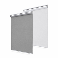 Store Enrouleur Sur Mesure OEM Sans Cordon Système CV Réflecteur Solaire 78% Protection Solaire Intérieure Pare-Soleil Fenêtre Usine