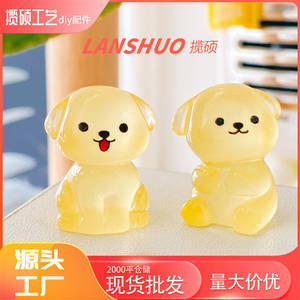 ตุ๊กตาเรซิ่นรูปสุนัขการ์ตูนน่ารัก ของตกแต่งรูปสัตว์ขนาดเล็ก งานศิลปะสะสม ขายส่ง - Product Image 5