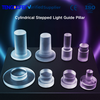 Tube lumineux LED transparent en acrylique de type pilier pour tableau de bord automobile, indicateur intérieur de voiture, à sertir, OEM