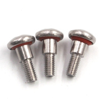 Factory Custom Stainless Steel Shoulder Sealing Screw Anti Leakage Step Screw With Integrated Gasket Hardware Fastener