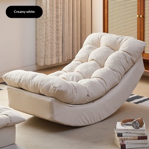 Sillón reclinable individual con forma de luna para descansar y dormir en el hogar, sala de estar o balcón. - Product Image 3