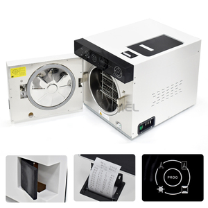 Équipement de laboratoire dentaire Écran tactile LCD <span class=keywords><strong>Panneau</strong></span> d'affichage Grande capacité 23L Stérilisateur à vapeur avec imprimante intégrée Vimel WM-SDM-23L CE - Product Image 6