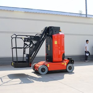 Gran oferta, plataforma de elevación hidráulica eléctrica pequeña de 9,2 M, nueva plataforma de elevación de mástil telescópico de carbono de 200kg de capacidad, elevación Personal - Product Image 5