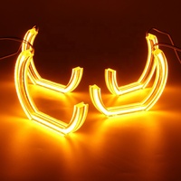 HYML compatible avec E90 E81 E46 E87 F30 E53 E60 E63 E36 cristal bicolore LED yeux d'ange anneaux Hola