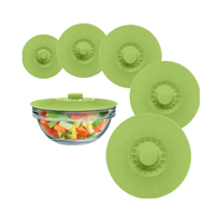 Couvre-bols en silicone de qualité alimentaire, sans BPA, écologiques, compatibles micro-ondes, réutilisables, avec joint d'étanchéité par succion pour bols, casseroles, tasses, ustensiles de cuisine