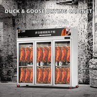 Armoire de séchage électrique à deux portes pour canard rôti, oie, déshumidification, conservation de la fraîcheur, nettoyage facile, cuisine