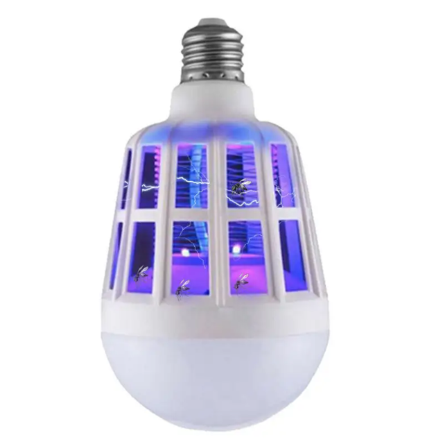 220V E27 UV LED Mosquito Kill Lamp 9W Mosquito Kill Lamp 2 in 1 Mosquito Kill Lamp Bulb