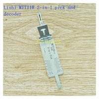 Herramientas Lishi MIT11R de Aleación de Aluminio, Enchufe para Cerradura Eléctrica, Cerradura de Puerta 2 en 1, Ganzúa y Decodificador, Cerrajero Profesional