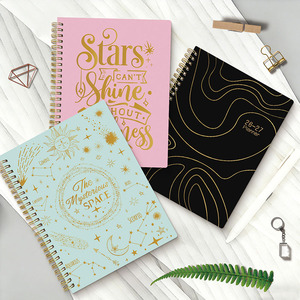 Nouveau carnet A4 spirale 2026 avec estampage à chaud, planificateur <span class=keywords><strong>de</strong></span> planning, gestion du temps, enregistrement du <span class=keywords><strong>travail</strong></span>, agenda <span class=keywords><strong>de</strong></span> bureau, papeterie professionnelle, cadeau - Product Image 1