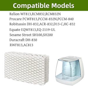 2 แพ็ค WF813 ตัวกรองความชื้นไส้ตะเกียงทดแทนใช้งานร่วมกับ ReliOn RCM-832 RCM-832N WF813 DH832 <span class=keywords><strong>ProCare</strong></span> PCWF813 - Product Image 4