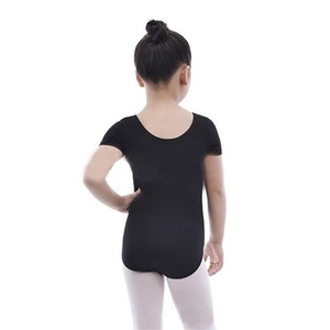 Leotardos de gimnasia de <span class=keywords><strong>Ballet</strong></span> <span class=keywords><strong>para</strong></span> niñas de alta calidad, Ropa de baile de bailarina de manga corta, disfraz de actuación de nailon Spandex - Product Image 3