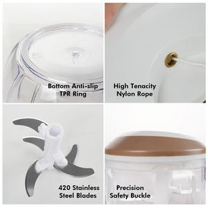 <span class=keywords><strong>Cuerda</strong></span> de tracción de plástico PP <span class=keywords><strong>Manual</strong></span>, polea de ajo, herramienta de cocina, cortador de verduras <span class=keywords><strong>Manual</strong></span>, <span class=keywords><strong>picadora</strong></span> para uso doméstico - Product Image 3