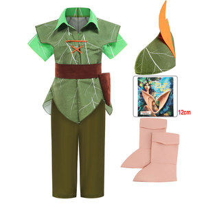 Costume de spectacle pour enfant garçon, Elfe Vert <span class=keywords><strong>Peter</strong></span> <span class=keywords><strong>Pan</strong></span>, pour fêtes d'Halloween et de Noël - Product Image 6