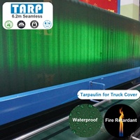 Bâche de camion robuste en PVC tissé 1100D enduit, ignifuge et imperméable, renforcée pour les couvertures de véhicules commerciaux