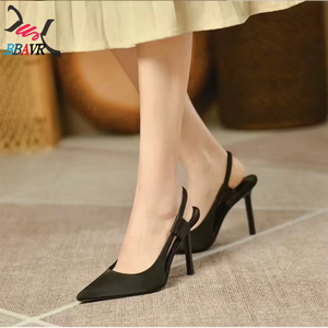 Nouvelles Sandales Élégantes à Talons Hauts pour Femmes, Style Français Pointu et Fin, 9 cm, Décontractées, Respirantes et Légères - Product Image 2