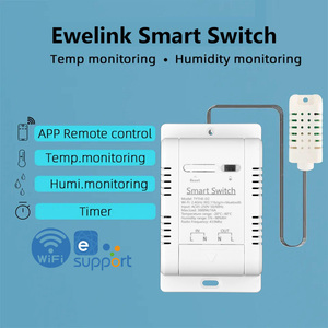 Contrôleur de température et d'humidité WiFi <span class=keywords><strong>Ewelink</strong></span> EV-TDQ-16A-220v-T, capteur de température et d'humidité, surveillance des données de puissance 16A/20A - Product Image 4