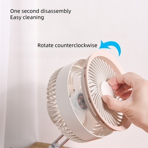 Ventilador de escritorio de rotación de 2026 grados ajustable 360 Mini ventilador USB/batería para uso doméstico - Product Image 4