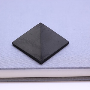 Pirámide de Shungita Natural al por Mayor, Cristal Mineral de Alta Calidad, Decoración Coleccionable para el Hogar y la Oficina - Product Image 6