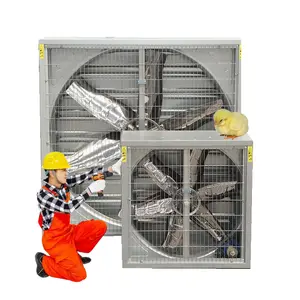 Ventilateur d'extraction de porte à volet de 24 pouces, 36 pouces, 50 pouces, ventilateurs à flux Axial pour serre, Ventilation