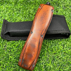 Couteau de poche tactique compact pour camping en extérieur, lame en acier rapide à pointe lance, avec bouton de déverrouillage, robuste, OEM - Product Image 5