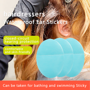 Peluquería profesional Teñido Salón Impermeable Azul Tapones para los oídos Orejera desechable - Product Image 6