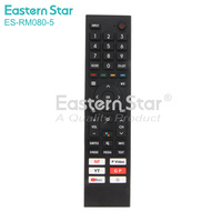 Télécommandes universelles ES-RM080-5 de haute qualité, modèle neuf, remplacement pour télécommande infrarouge de téléviseur intelligent Hisense