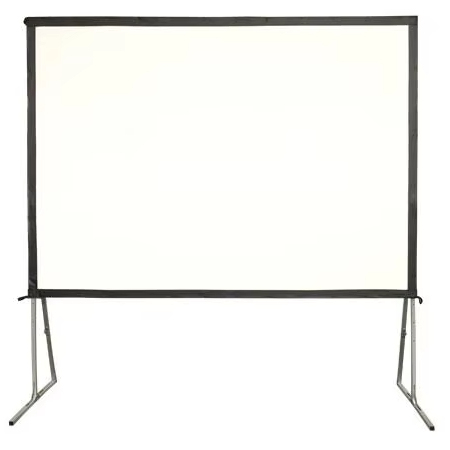 200 Inch Portable Fast Folding Indoor/Outdoor Projector Screen with Front&Rear Projection Material