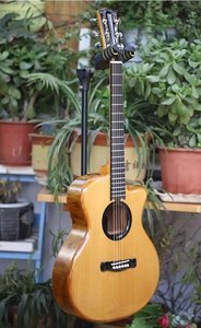 Sẵn sàng giao hàng Đàn <span class=keywords><strong>guitar</strong></span> acoustic toàn gỗ cao cấp 38 inch Phoebe mạ vàng, có thể tùy chỉnh, mặt gỗ vân sam, lưng gỗ mahogany, mặt sau gỗ hồng sắc, dây <span class=keywords><strong>nylon</strong></span> - Product Image 3