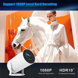 Productos listos HY300PRO + Android Proyector portátil 1280*720P Proyector LCD Proyector de negocios de cine en casa - Product Image 4