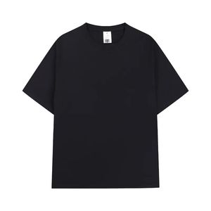 270gsm 100% algodón logotipo personalizado Unisex Camisetas manga corta verano camiseta Casual sólido tela en blanco - Product Image 6