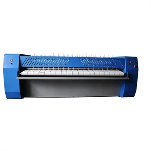 High Quality Hotel Folhas Flatwork Automático Flat Iron Lavanderia Comercial Dois Rolos Flatwork Ironer