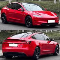 Film PPF Warna Metal Soul Red PET TPU Untuk Mengubah Warna Bodi Mobil Anti Menguning Mengkilap 1.52*17M