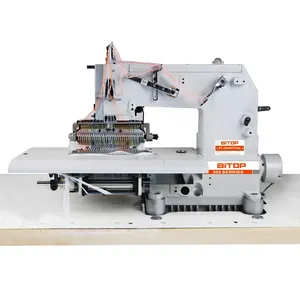 Máquina para hacer vestidos, <span class=keywords><strong>cama</strong></span> plana tipo KANSAI, 33 agujas, elástica - Product Image 1