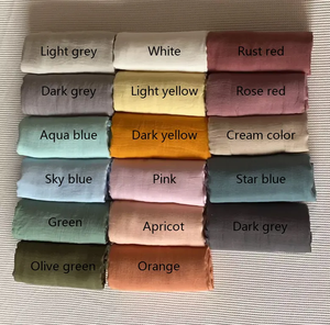 Mantas Envolventes Acolchadas de Muselina para Bebé de Alta Transpirabilidad, 70% Bambú 30% Algodón Orgánico, Color Sólido, Suaves para Recién Nacido - Product Image 3