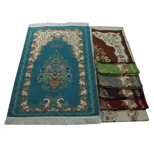 Pocket Islamic Sejadah Manufacture Folding Machine Woven Travel Muslim Set Prayer Mat