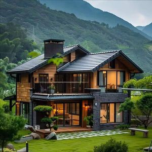 Tòa nhà hiện đại mô-đun Kết Cấu Thép đúc sẵn biệt thự nhà sản xuất di động và nhà <span class=keywords><strong>prefab</strong></span> - Product Image 1