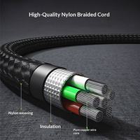 Kabel Data Anyaman Tipe-C Pengisian Cepat 240W dengan Layar Digital 100W Cocok untuk Ponsel Cocok untuk Android